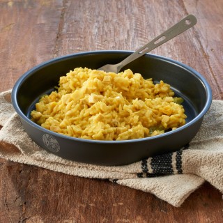 Trekn Eat Huhn in Curryreis