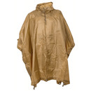 Poncho mit Rip Stop in Coyote Tan