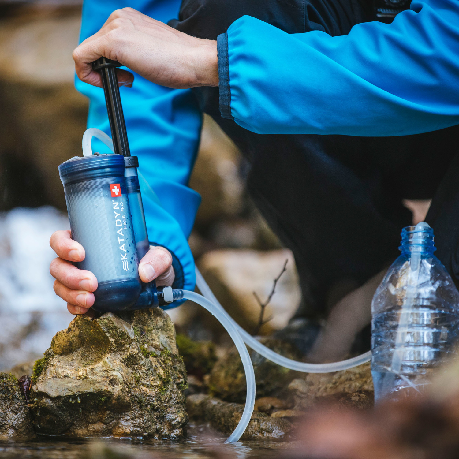 Katadyn Hiker Pro Wasserfilter transparenter Mikrofilter für Ou