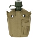 US Feldflasche 1 L mit H&uuml;lle, Coyote Tan