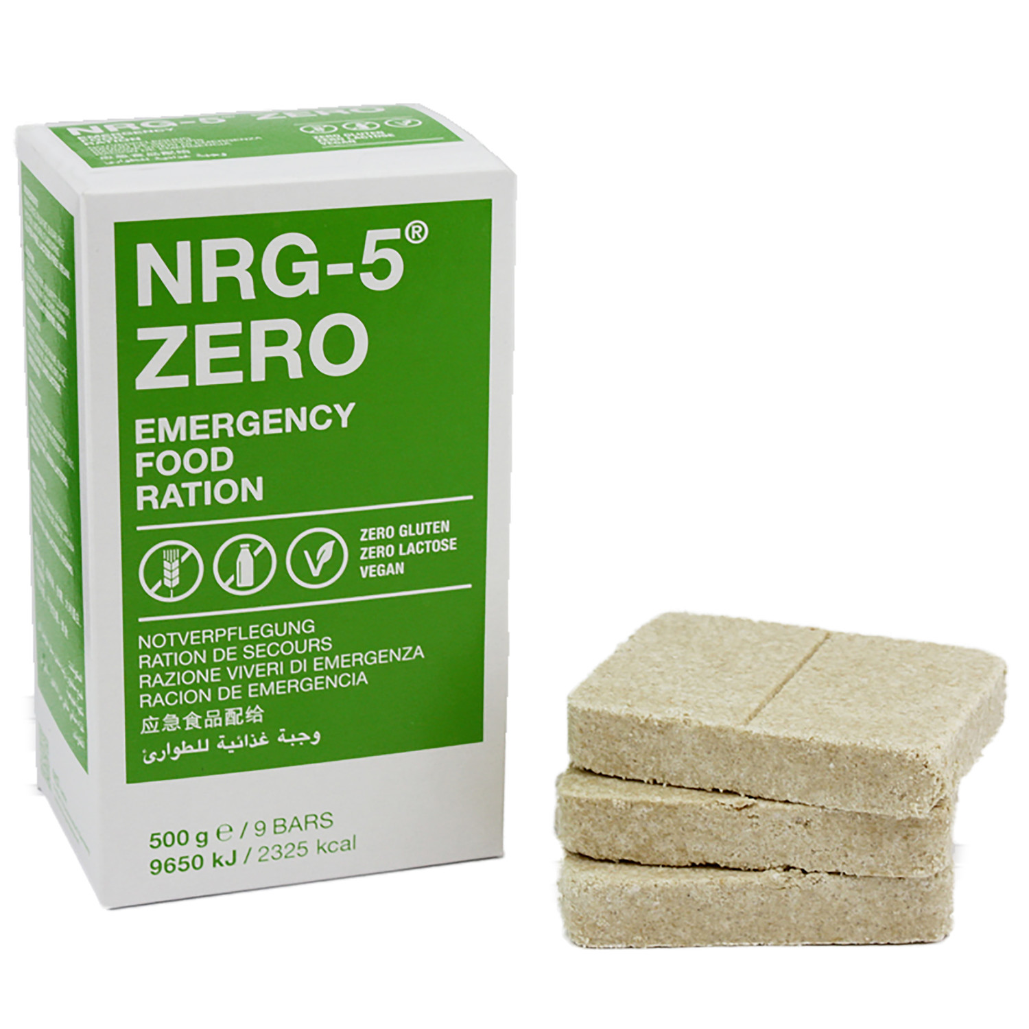 NRG-5 ZERO Notverpflegung 500 g, eine Packung