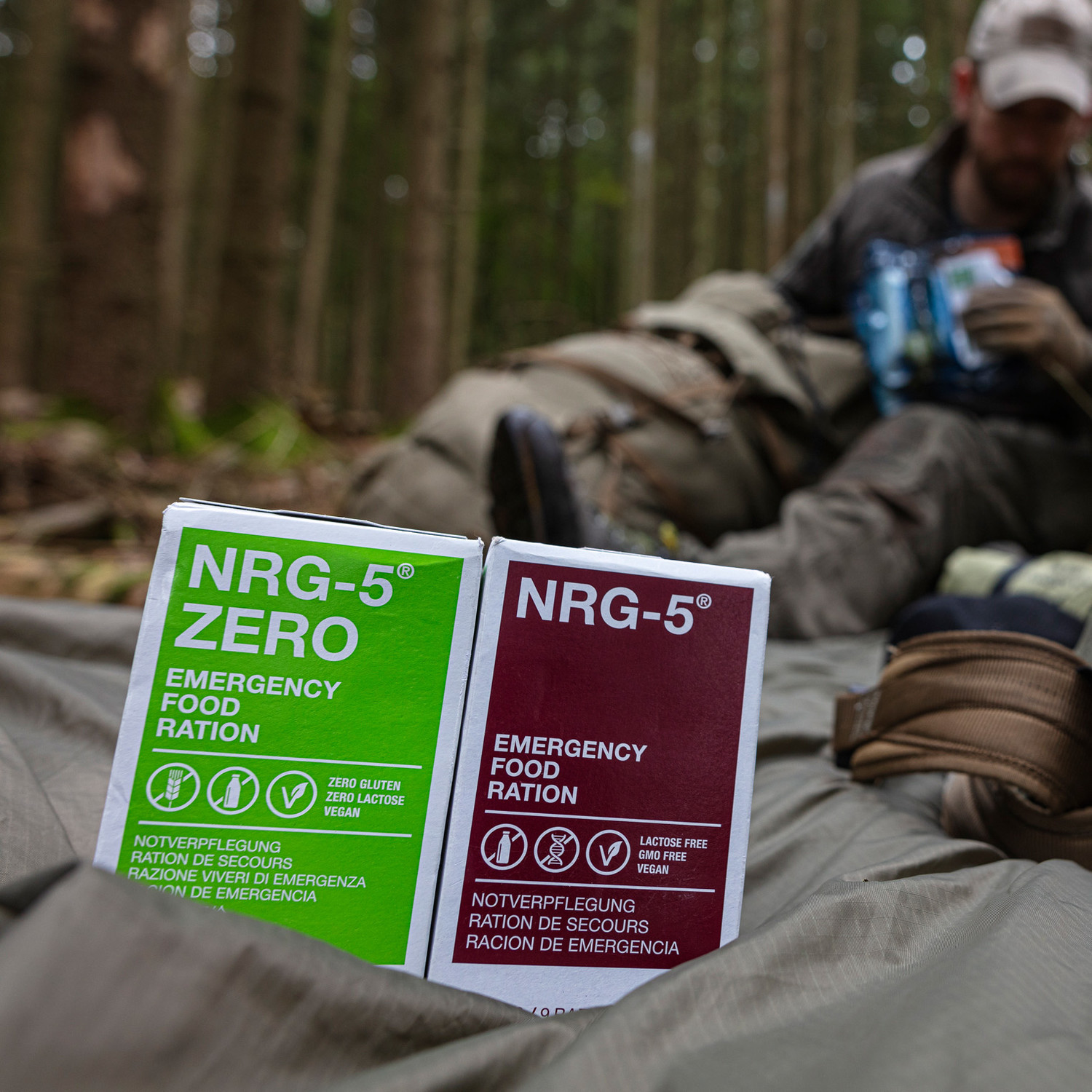 Emergency Food NRG-5 und NRG-5 Zero im Set - Notverpflegung 2x 500 g -  Simigu Outdoor Equipment