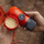 Wacaco Nanopresso Tragbare Espressomaschine in Rot (Lava Red) + Schutzhülle
