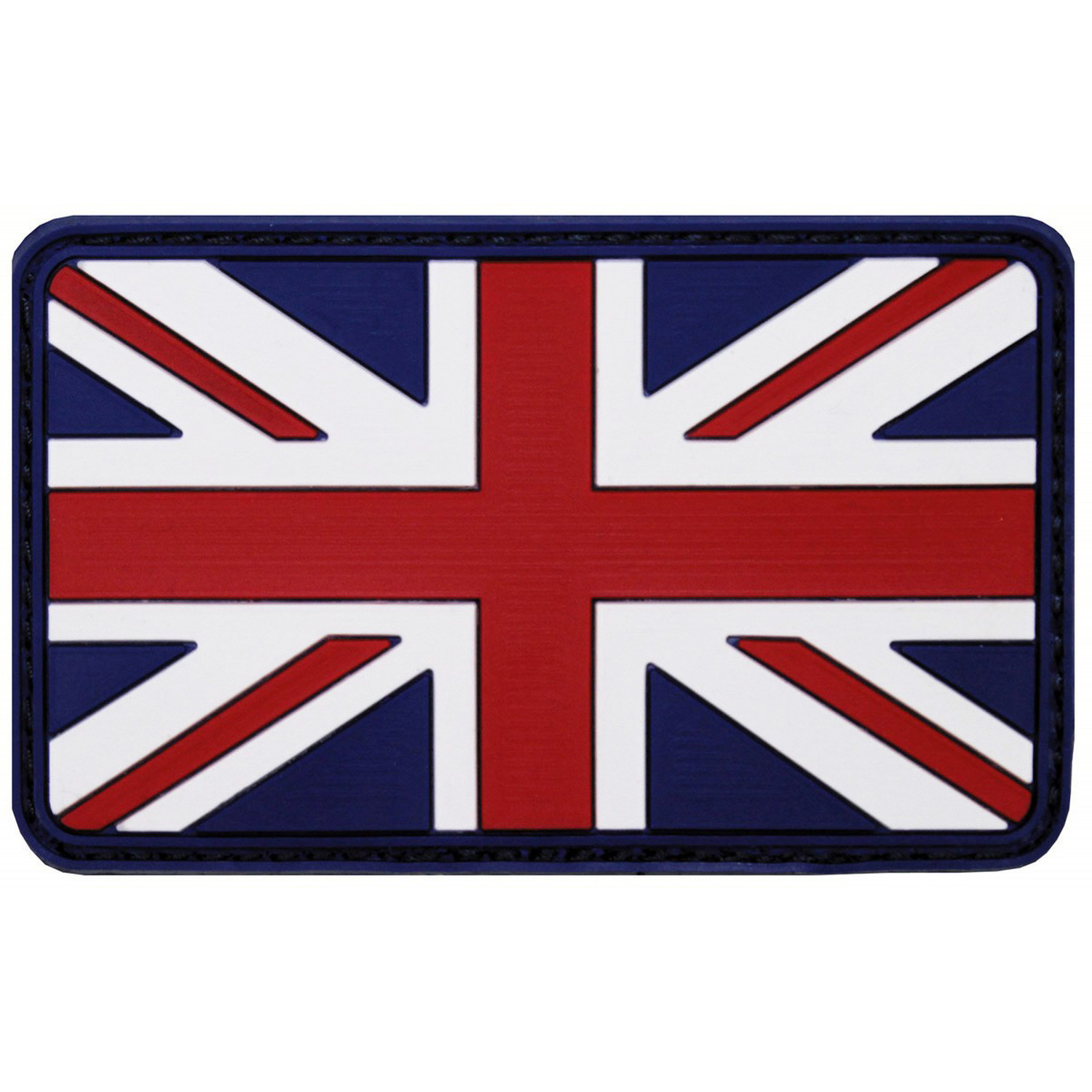 3D Patch Länder Flagge Großbritannien - Farbig