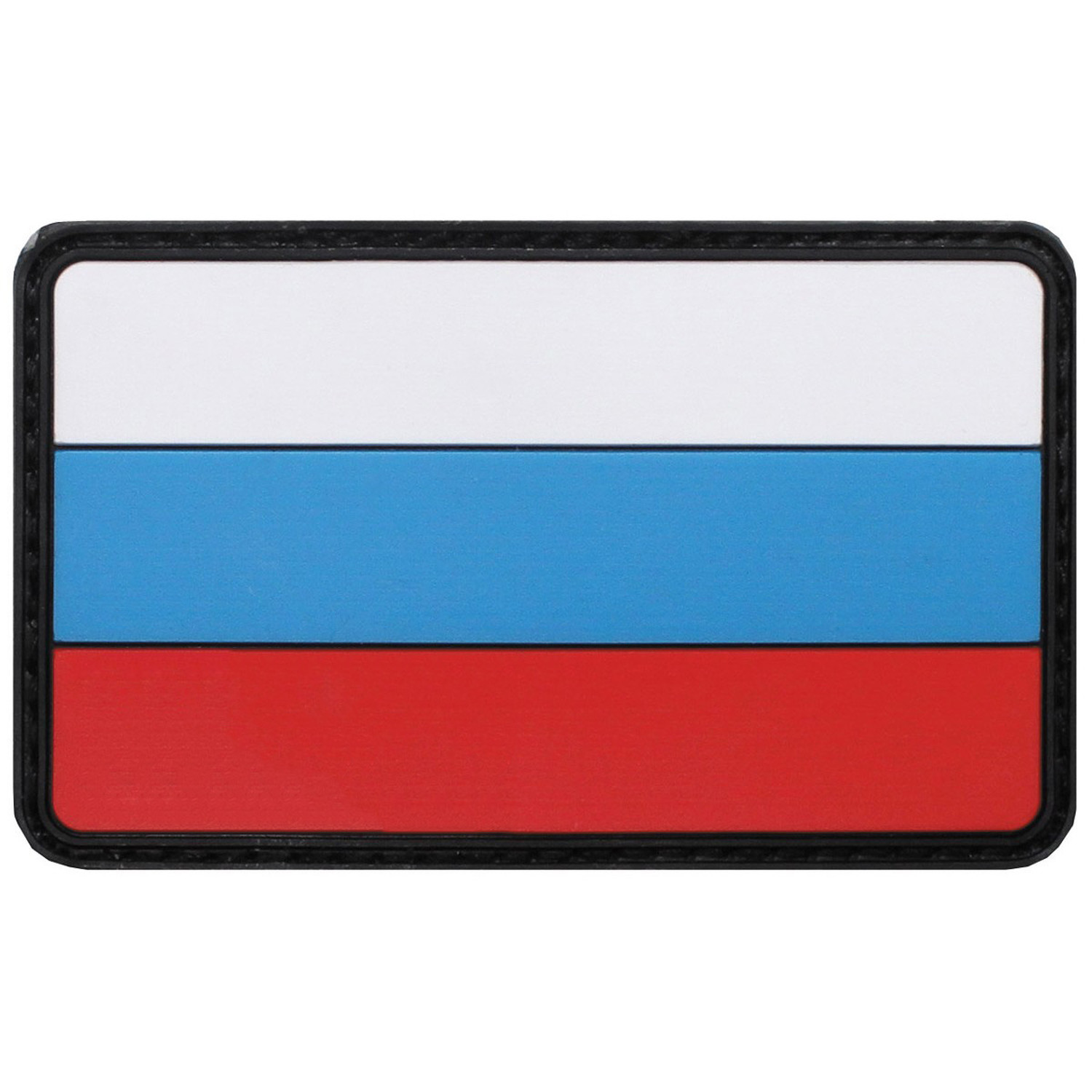 3D Patch Länder Flagge Russland - Farbig