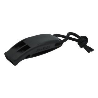 Duraflex® Signalpfeife mit Clip für Molle in Schwarz