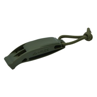 Duraflex® Signalpfeife mit Clip für Molle in Oliv