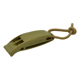 Duraflex® Signalpfeife mit Clip für Molle in Coyote