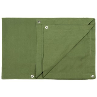 Mehrzweckplane Canvas, sehr robust, in Oliv mit Metallösen ca. 183 x 244 cm (6 x 8 FT)