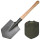 Feldspaten mit Holzstiel, extra stabil, mit Tasche