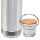 Klean Kanteen Reflect Vacuum Insulated 592 ml Mirrored Stainless (Polierter Edelstahl) mit Bamboo Cap