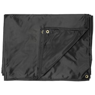 2 x 3 m Tarp Schwarz - Plane für Outdoor & Bushcraft