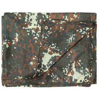 3 x 5 m Tarp Flecktarn - Plane für Outdoor & Bushcraft
