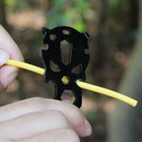 Roxon Multi-Tool 9-in-1 Schlüsselanhänger Totenkopf, schwarz