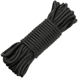 Seil in Schwarz mit 5 mm, 7 mm oder 9 mm Durchmesser