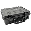 Kunststoff Koffer aus ABS, schwarz mit Schaumstoffpolsterung