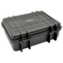 Kunststoff Koffer aus ABS, schwarz mit Schaumstoffpolsterung