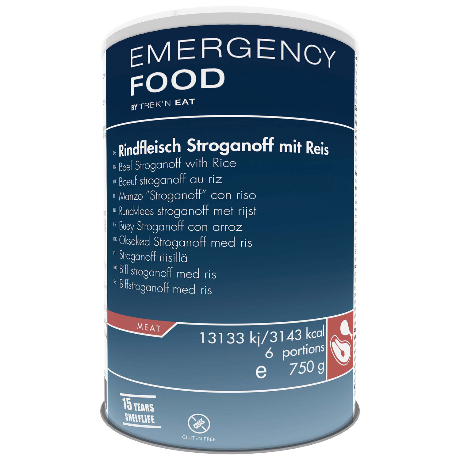 Emergency Food Rindfleisch Stroganoff mit Reis