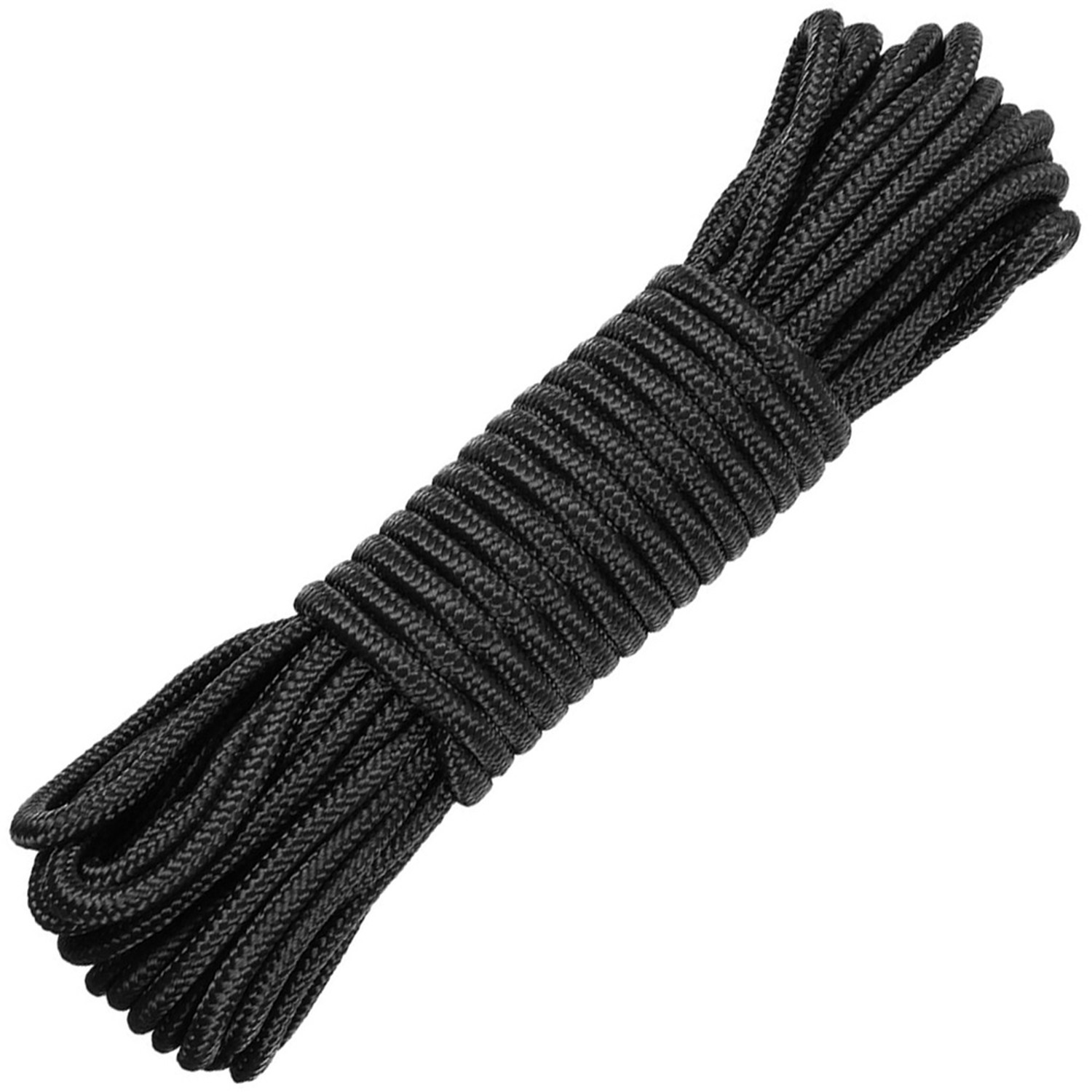 Seil mit 3 mm Durchmesser in Schwarz