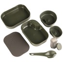 Wildo&reg; Camp-A-Box&reg; 7-tlg. Geschirr-Set in Oliv aus Kunststoff