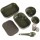 Wildo® Camp-A-Box® 7-tlg. Geschirr-Set in Oliv aus Kunststoff