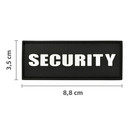 Patch Security mit Klettflche, weier oder fluoreszierender Schriftzug