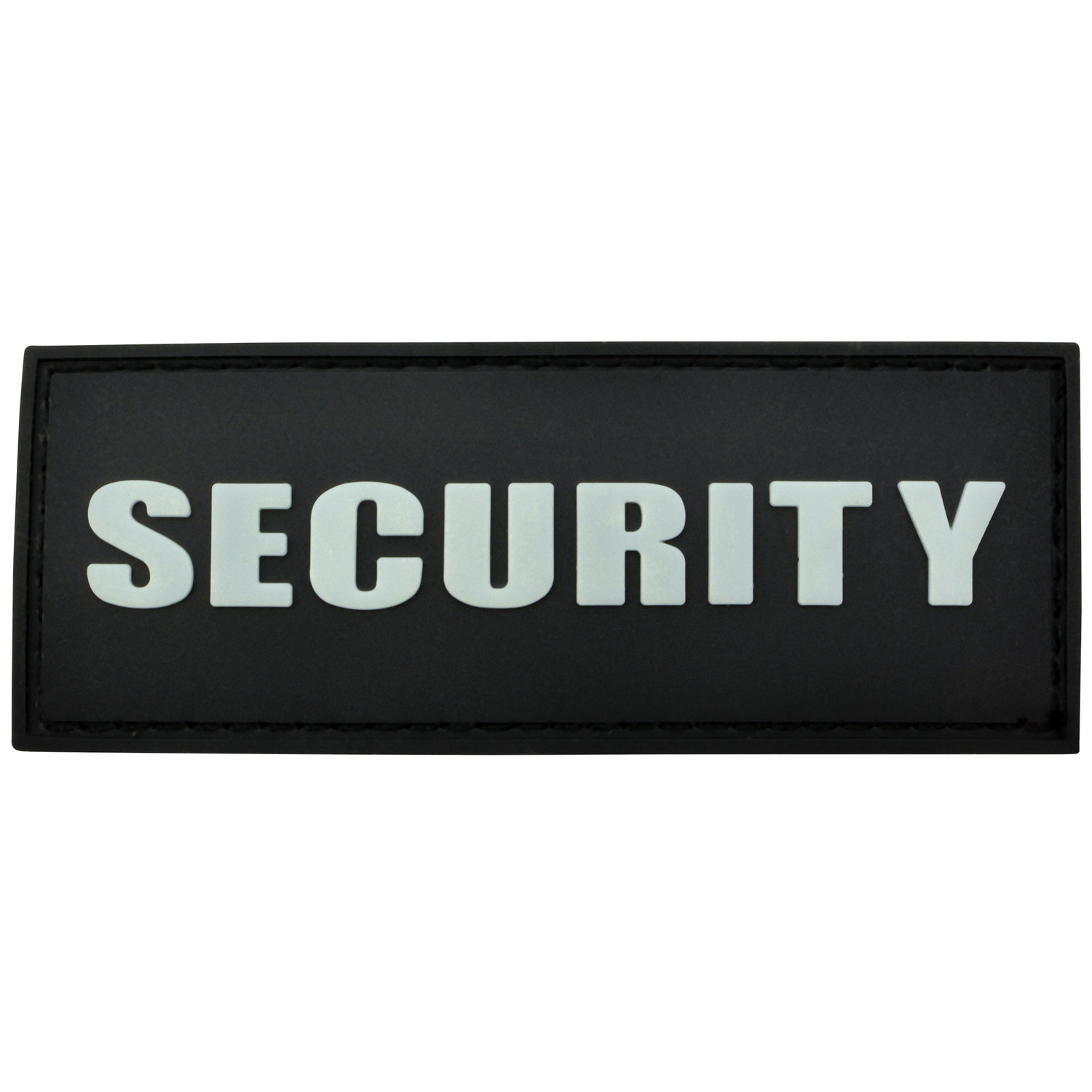 Patch Security mit Klettfläche und fluoreszierendem Schriftzug (nachleuchtend)