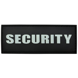 Patch Security mit Klettfläche und fluoreszierendem Schriftzug (nachleuchtend)