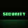 Patch Security mit Klettfläche und fluoreszierendem Schriftzug (nachleuchtend)