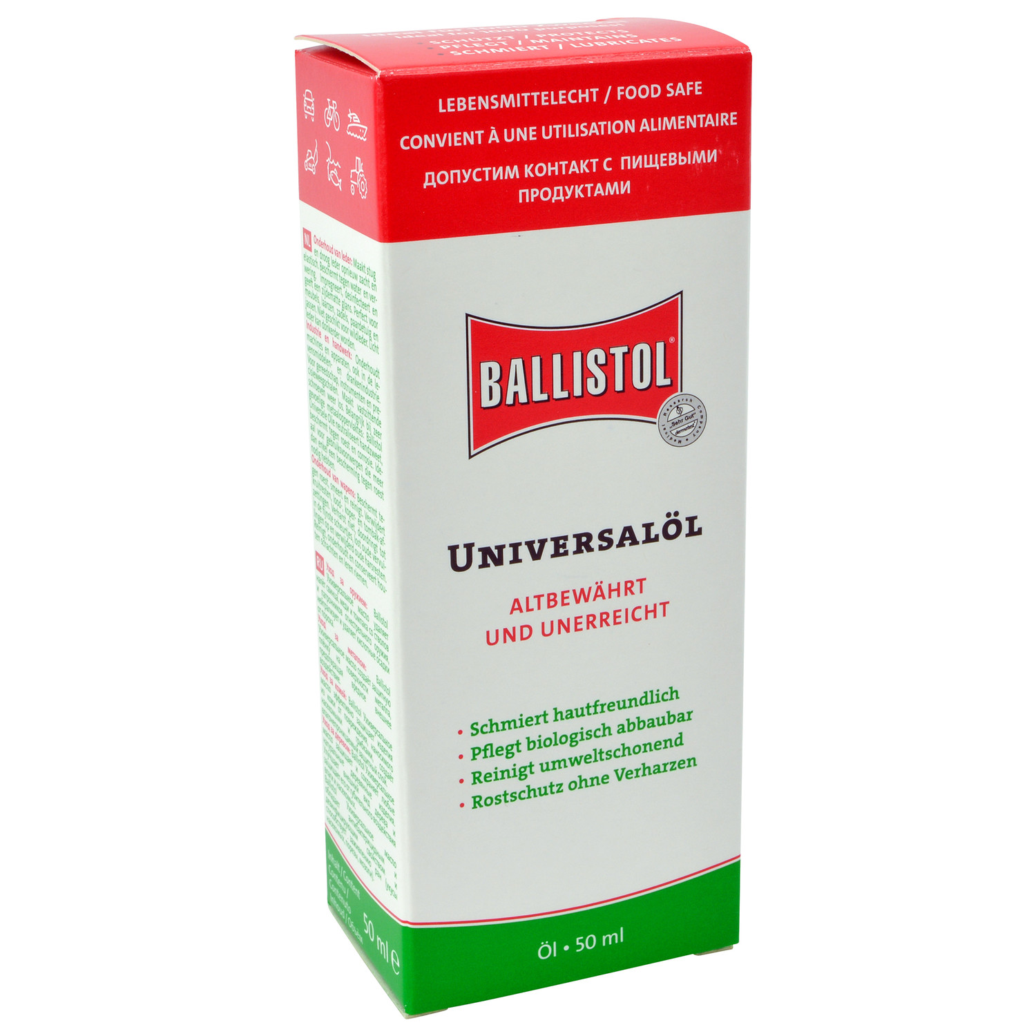 Ballistol Öl 50 ml Pfleht und schützt Messer