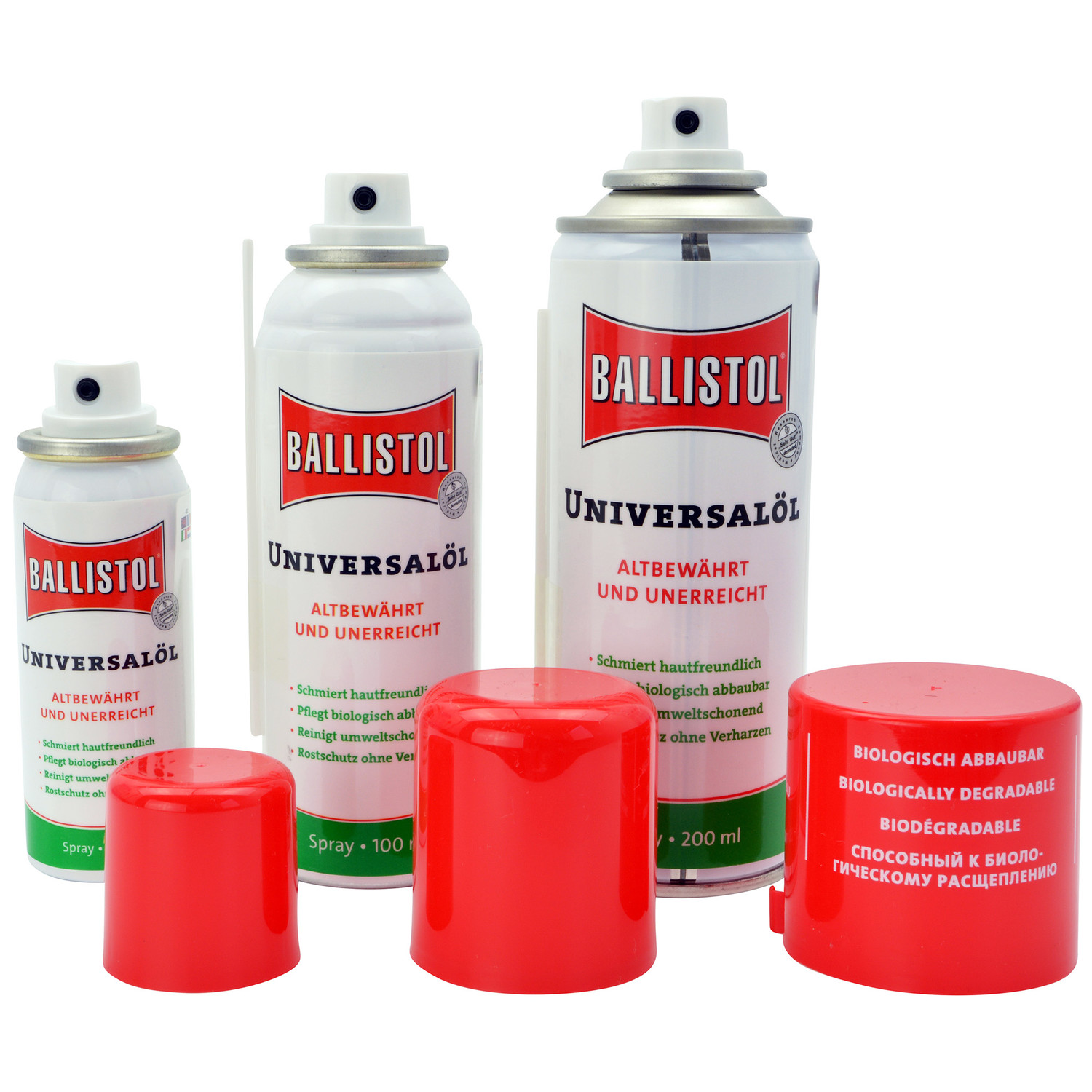 Ballistol Universalöl Spray in 50 ml, 100 ml oder 200 ml Sprühflasche -  Simigu Outdoor Equipment