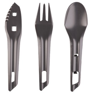 Wildo® The OCYs™ Grau - 3-tlg. Besteckset mit Löffel, Gabel und Messer