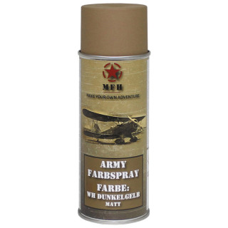 Army Farbspray 400 ml - WH Dunkelgelb, matt (RAL 7028)