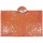Notfall-Poncho in Orange, einseitig alubeschichtet