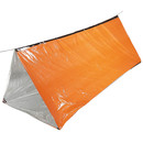 Notfall-Zelt in Orange, einseitig alubeschichtet