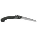 Klappsge mit 18 cm Sgeblatt aus Carbonstahl in Schwarz