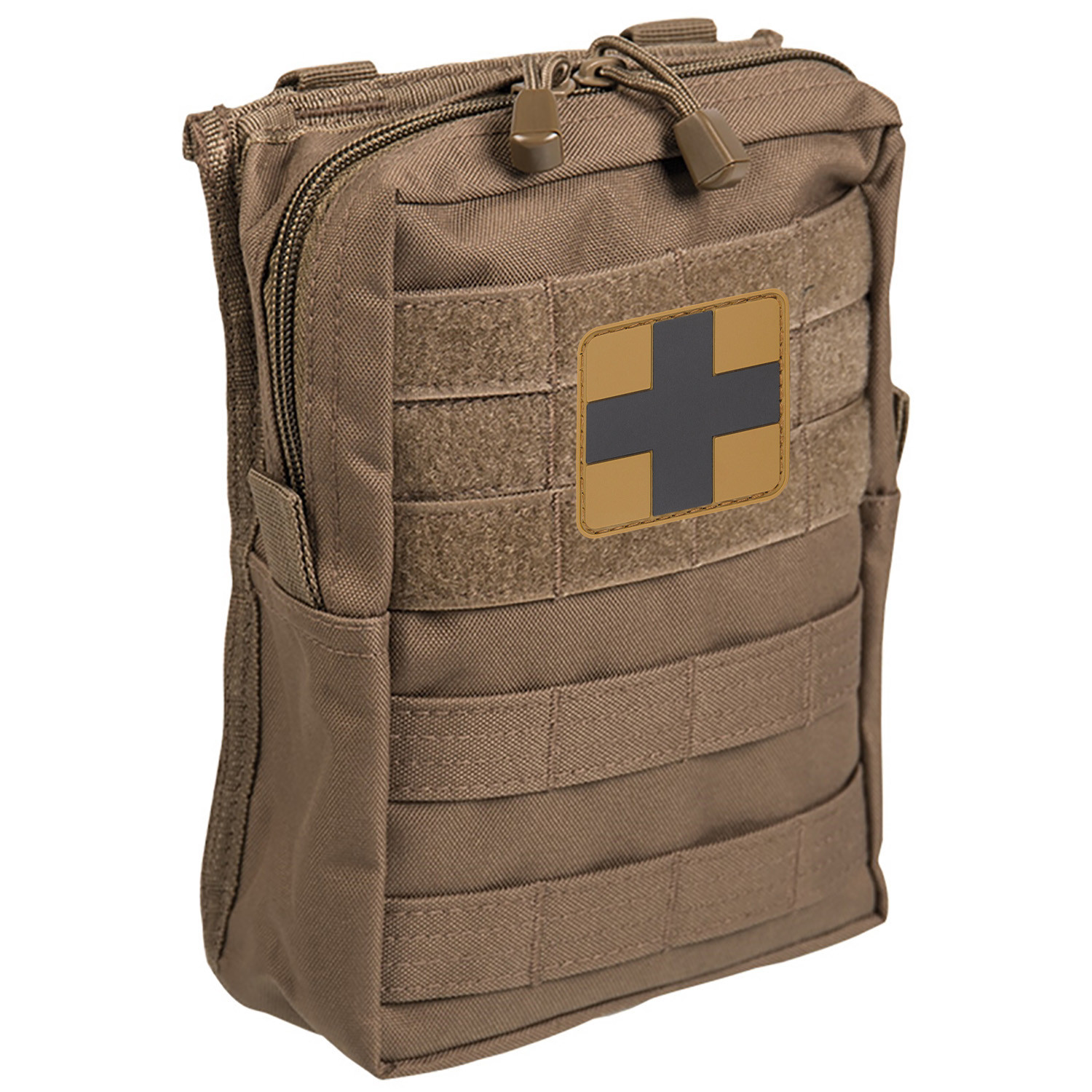 Erste Hilfe Tasche in Coyote mit Molle und 43-tlg. Fllung