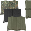 Faltbares Sitzkissen in Schwarz, Oliv oder Flecktarn