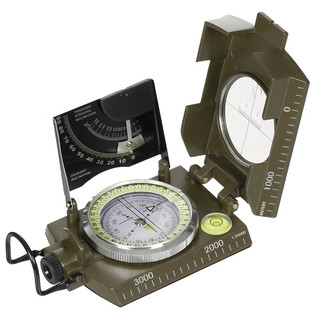 Kompass mit Metallgehäuse, flüssigkeitsgedämpft, mit...