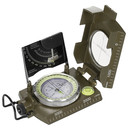 Kompass mit Metallgehäuse, flüssigkeitsgedämpft, mit Neigungsmesser, in Oliv