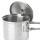 Esbit Edelstahl-Topf 625 ml mit Deckel und Netzbeutel (PT625ST)