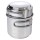 Esbit Spiritus-Kochset mit Edelstahl-Topf und Spiritusbrenner aus Messing (CS985ST)