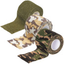 Selbsthaftendes Tarnband 5 cm x 4,5 m Rolle in Oliv oder...
