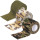 Selbsthaftendes Tarnband 5 cm x 4,5 m Rolle in Oliv oder Tarnmuster