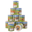 12x Dosenbrot Roggen-Vollkornbrot &agrave; 500 g von Trekn Eat zur Bevorratung