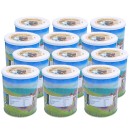 12x Dosenbrot Roggen-Vollkornbrot &agrave; 500 g von Trekn Eat zur Bevorratung