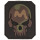 3D Patch Totenkopf "Skull" in Tarn, groß (7,5 x 6,2 cm)