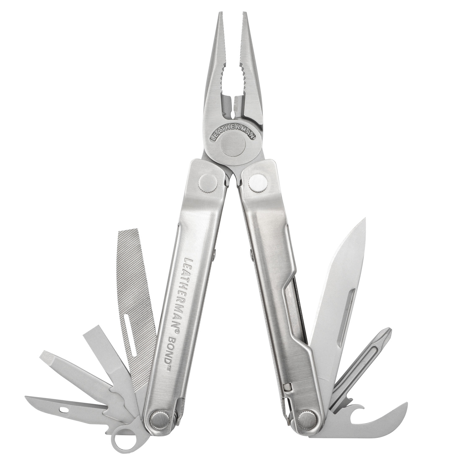 Leatherman® Bond® Multi-Tool in Silber mit Nylon-Holster