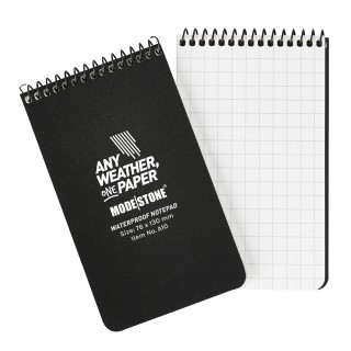 Modestone® wasserfestes Papier, 76 x 130 mm in Schwarz