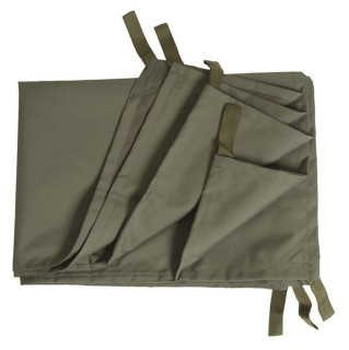 Wasserdichtes Tarp in Oliv, 300 x 220 cm mit 9 Schlaufen und 3 Metallösen